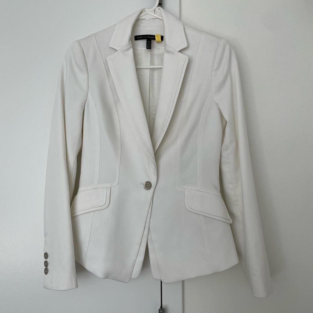White House black market white jacket